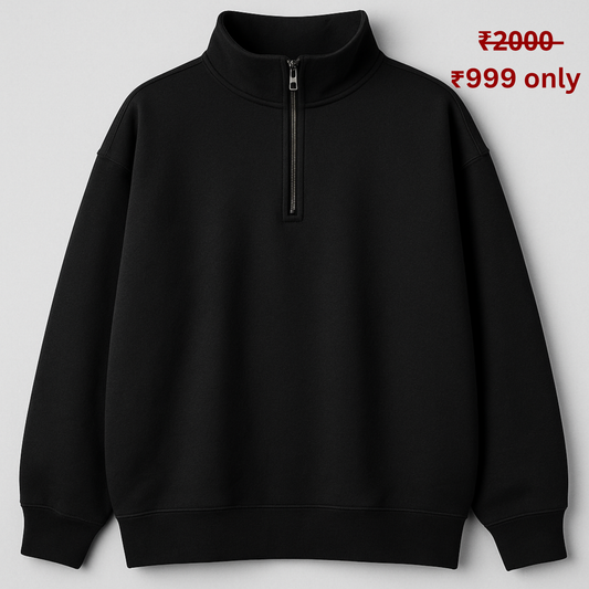 OVERSIZE PREMIUM 380 GSM (QUARTER ZIPPER)