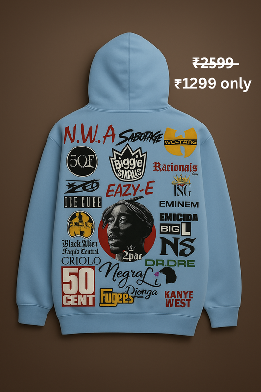PREMIUM SKY BLUE OVERSIZE STREETWAE POP HOODIE