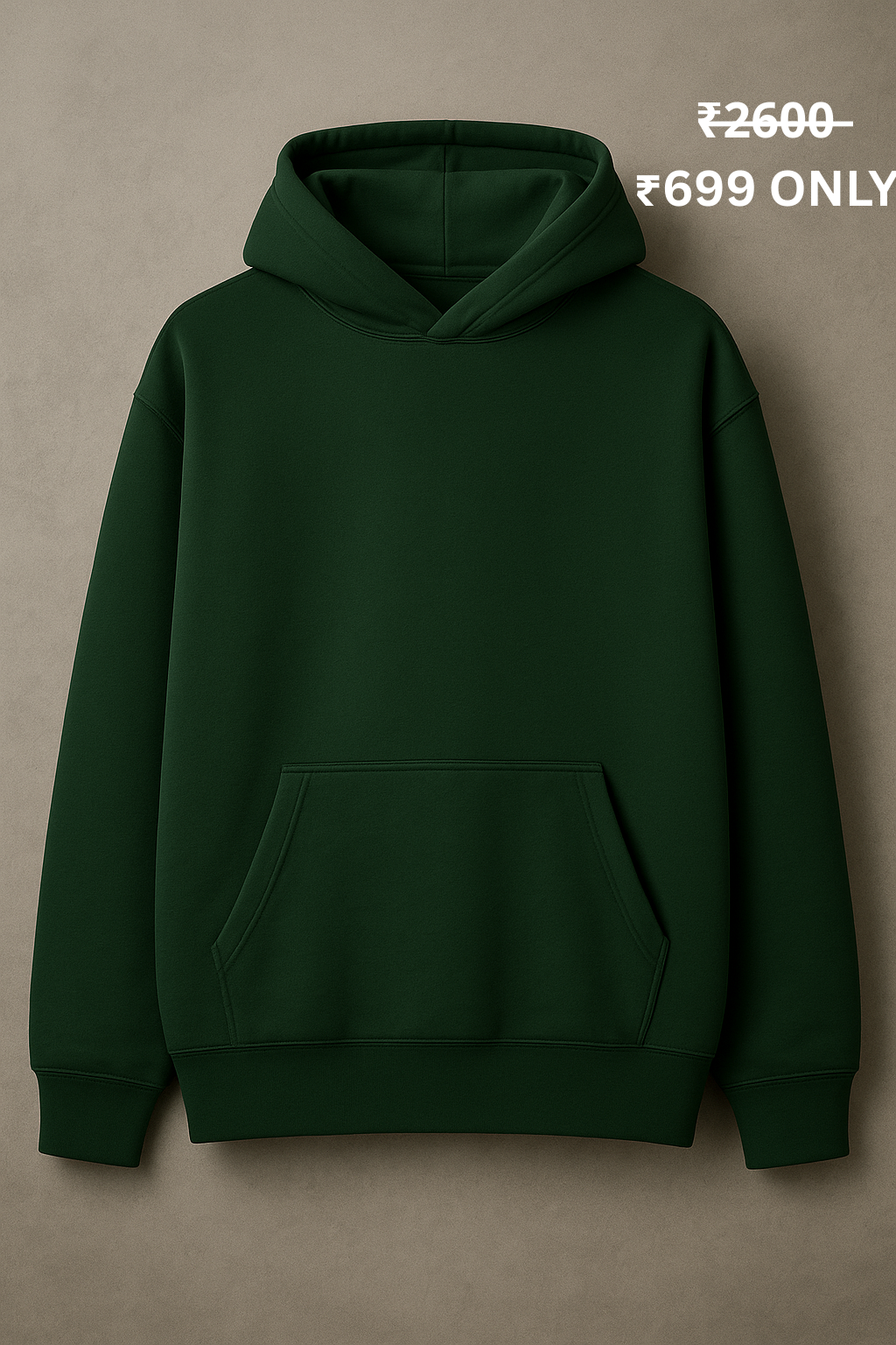 PREMIUM PLIAN BOTTLE GEREEN OVERSIZE HOODIE