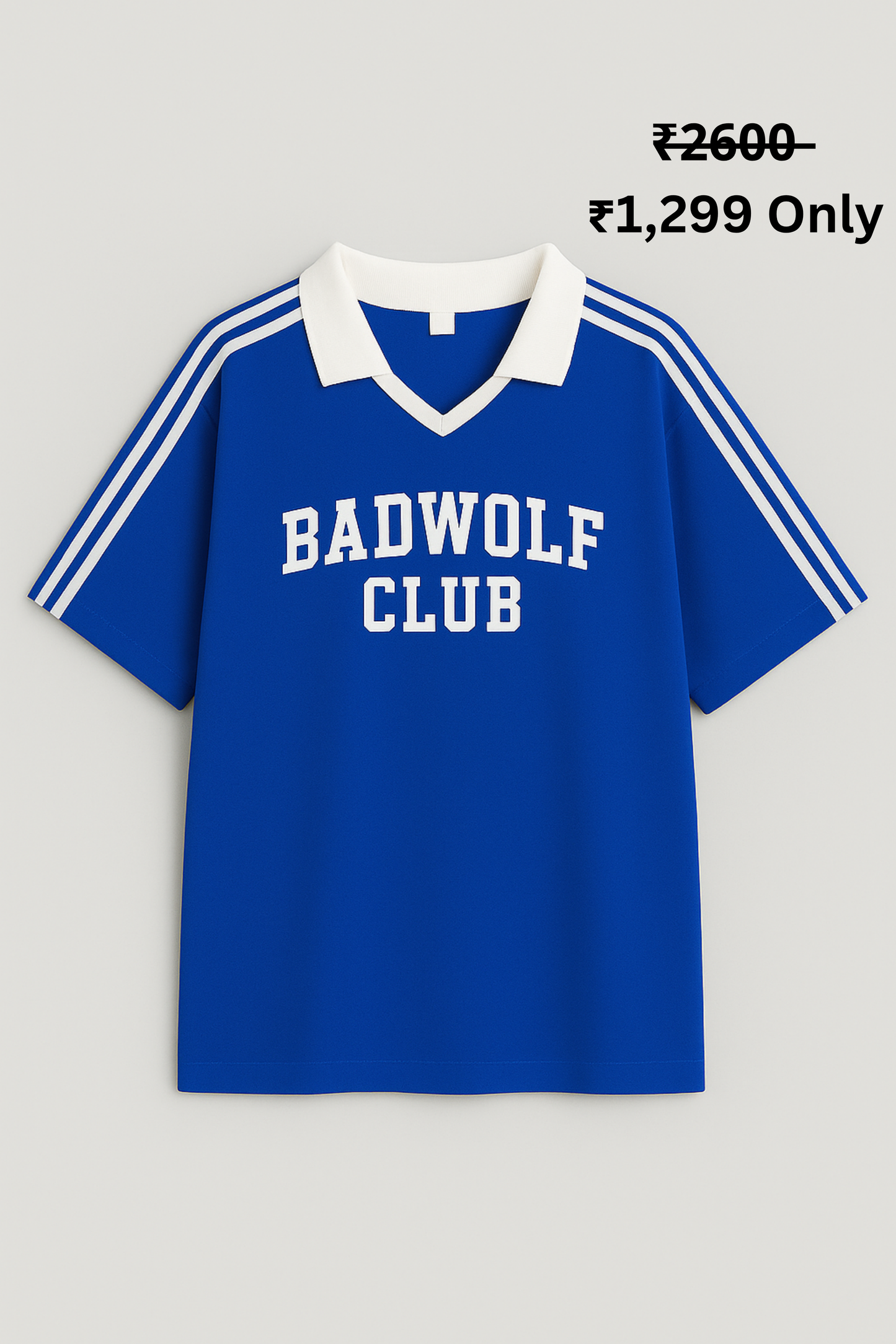 BADWOLF CLUB RETRO VARSITY OVERSIZE (ROYAL BLUE)