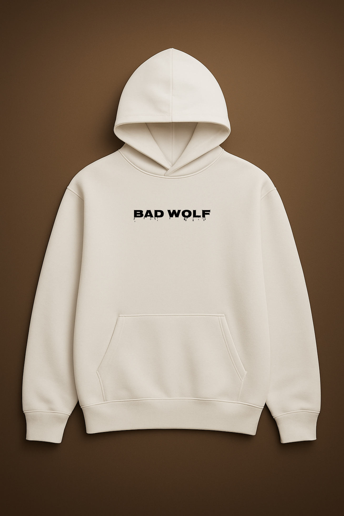 PREMIUM WHITE STREETWEAR POP OVERSIZE HOODIE