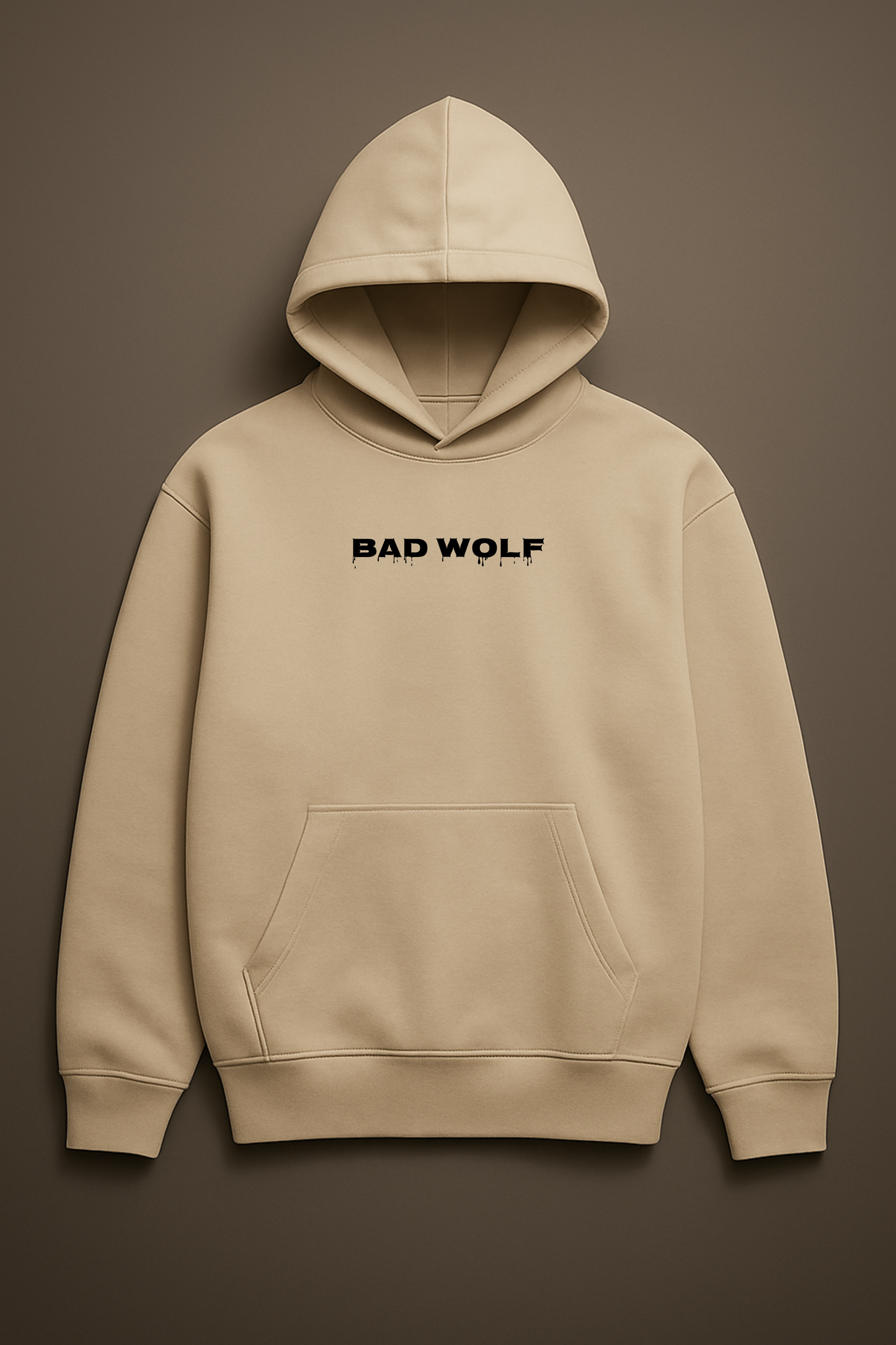 PREMIUM BEIGE STREETWEAR OVERSIZE HOODIE