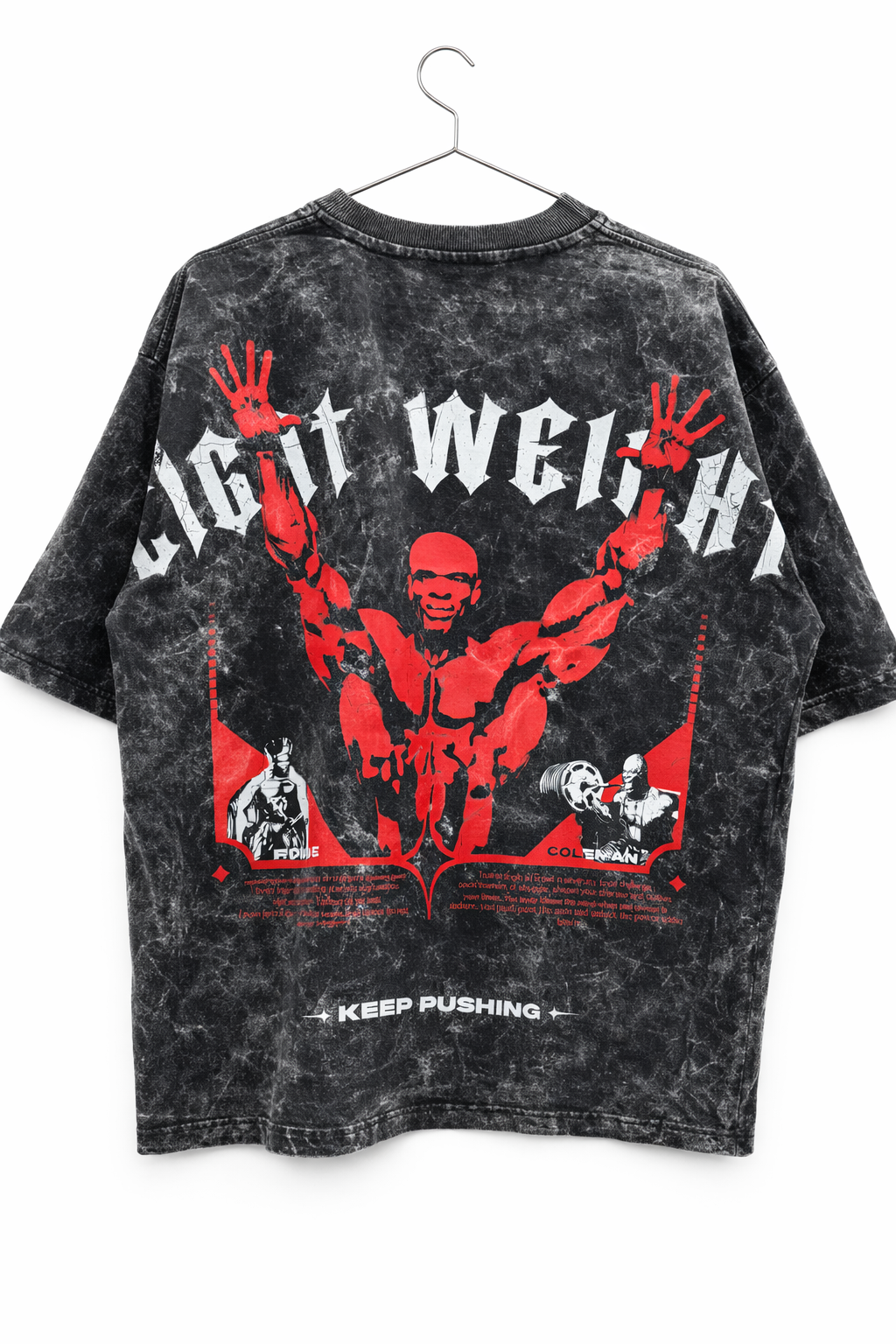 PREMIUM BOXY OVERSIZE ACID WASH T-SHIRT (black)....roonie