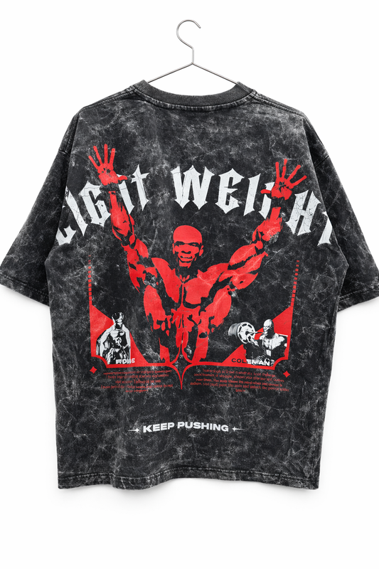 PREMIUM BOXY OVERSIZE ACID WASH T-SHIRT (black)....roonie
