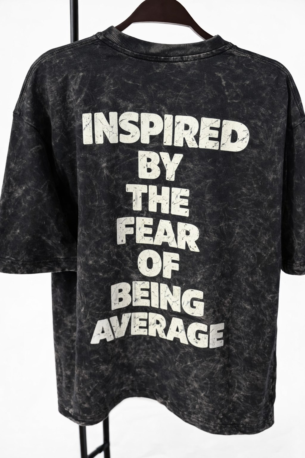 PREMIUM BOXY OVERSIZE ACID WASH T-SHIRT (BLACK)....INSPIRED...