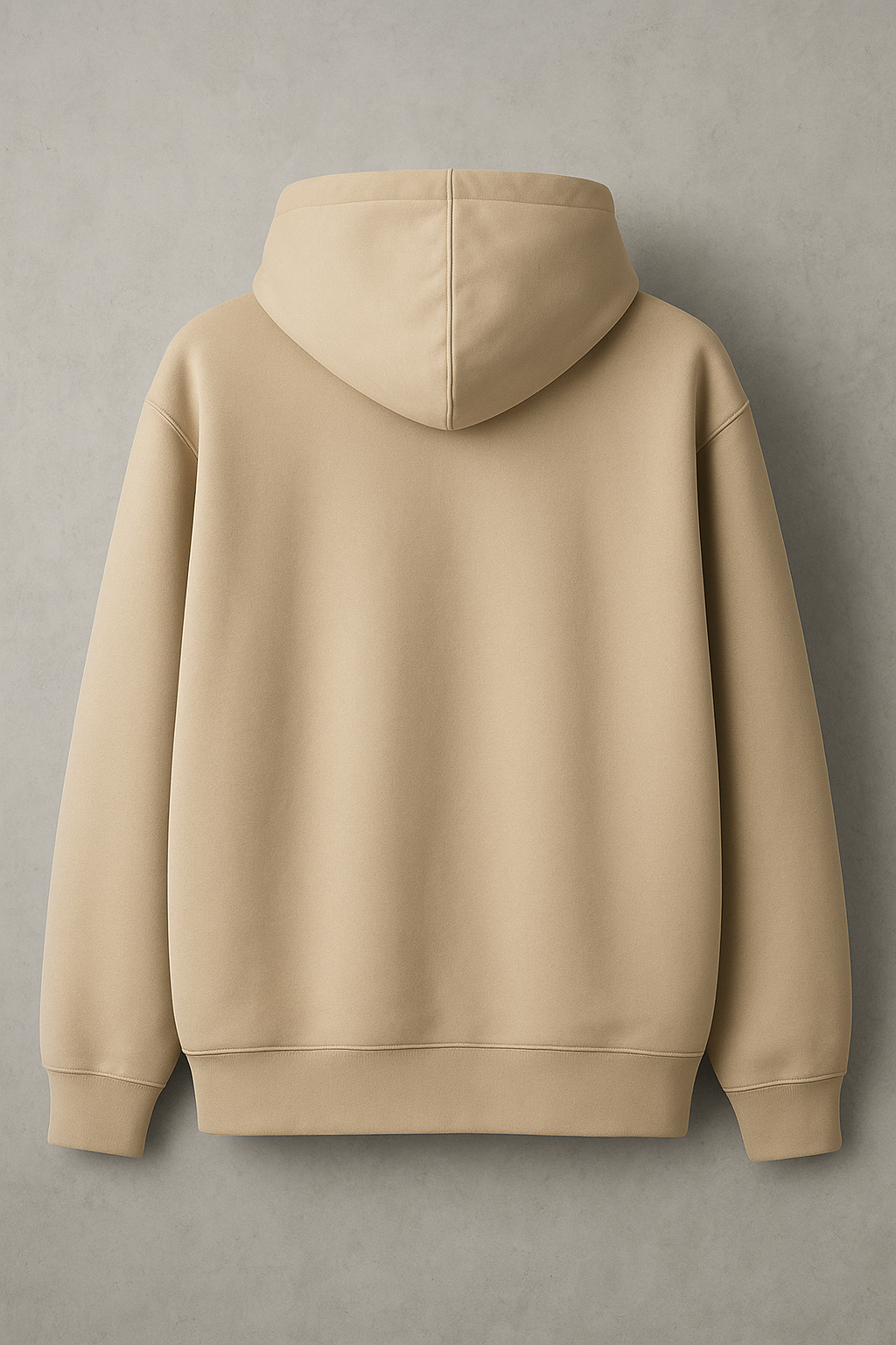 PREMIUM OVERSIZE BEIGE PLAIN HOODIE