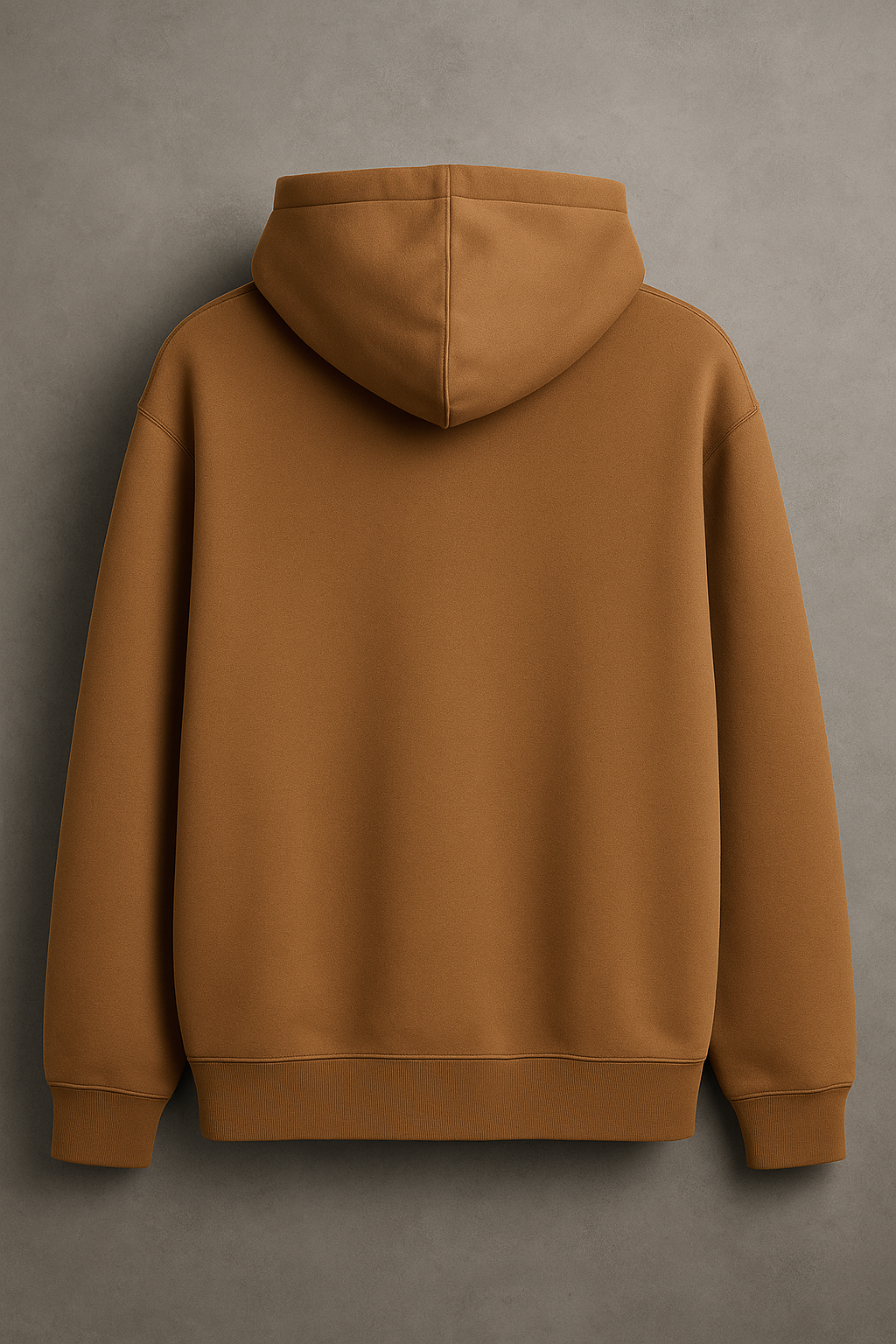 PREMIUM OVERSIZE BROWN PLAIN HOODIE