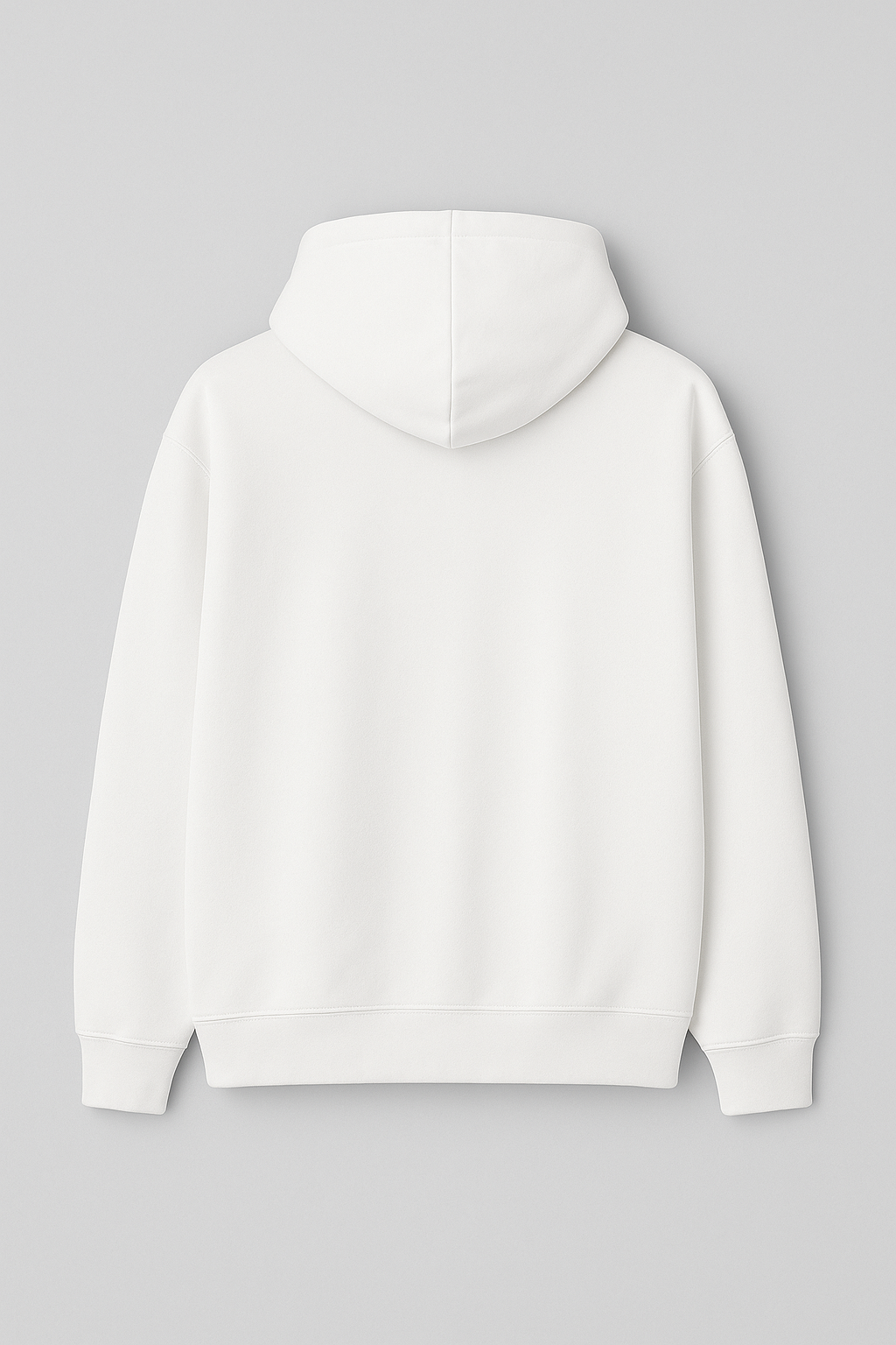 PREMIUM OVERSIZE WHITE PLAIN HOODIE