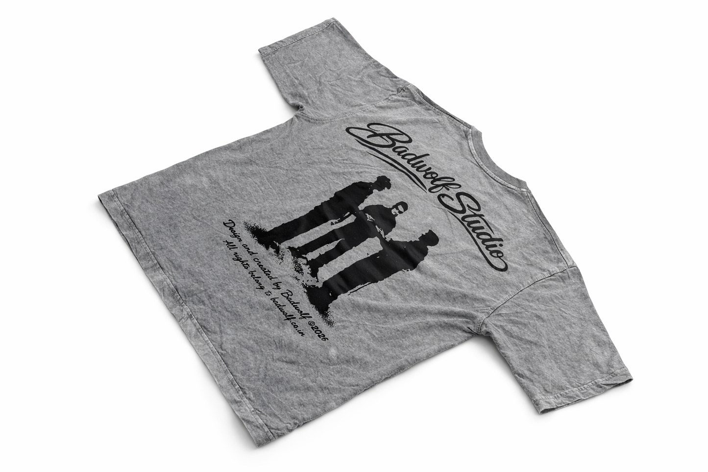 PREMIUM BEGGY OVERSIZE ACID WASH (GREY)..STUDIO