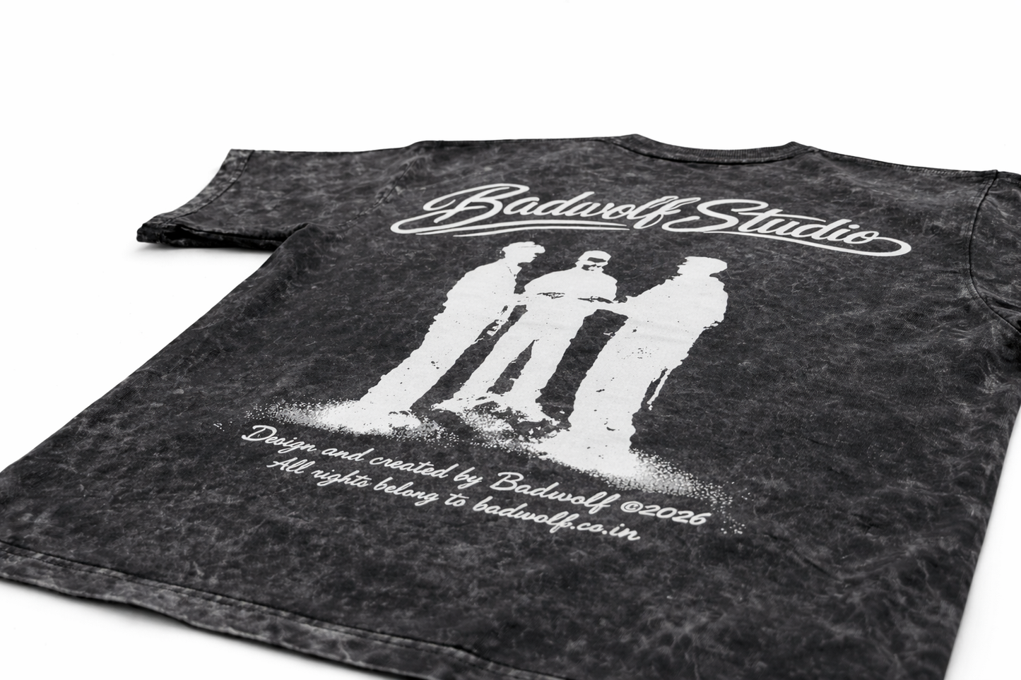 PREMIUM BOXY OVERSIZE ACID WASH T-SHIRT (BLACK)..STUDIO