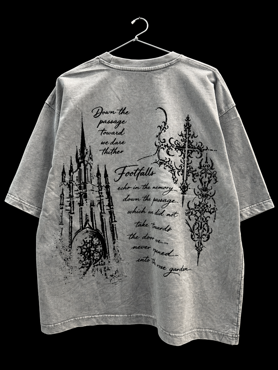 PREMIUM BOXY OVERSIZE ACID WASH T-SHIRT (GREY)...FOOTFALLS