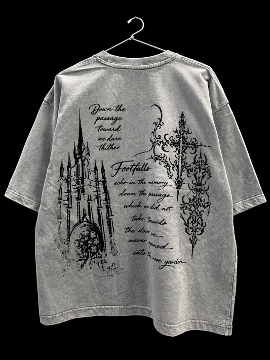 PREMIUM BOXY OVERSIZE ACID WASH T-SHIRT (GREY)...FOOTFALLS