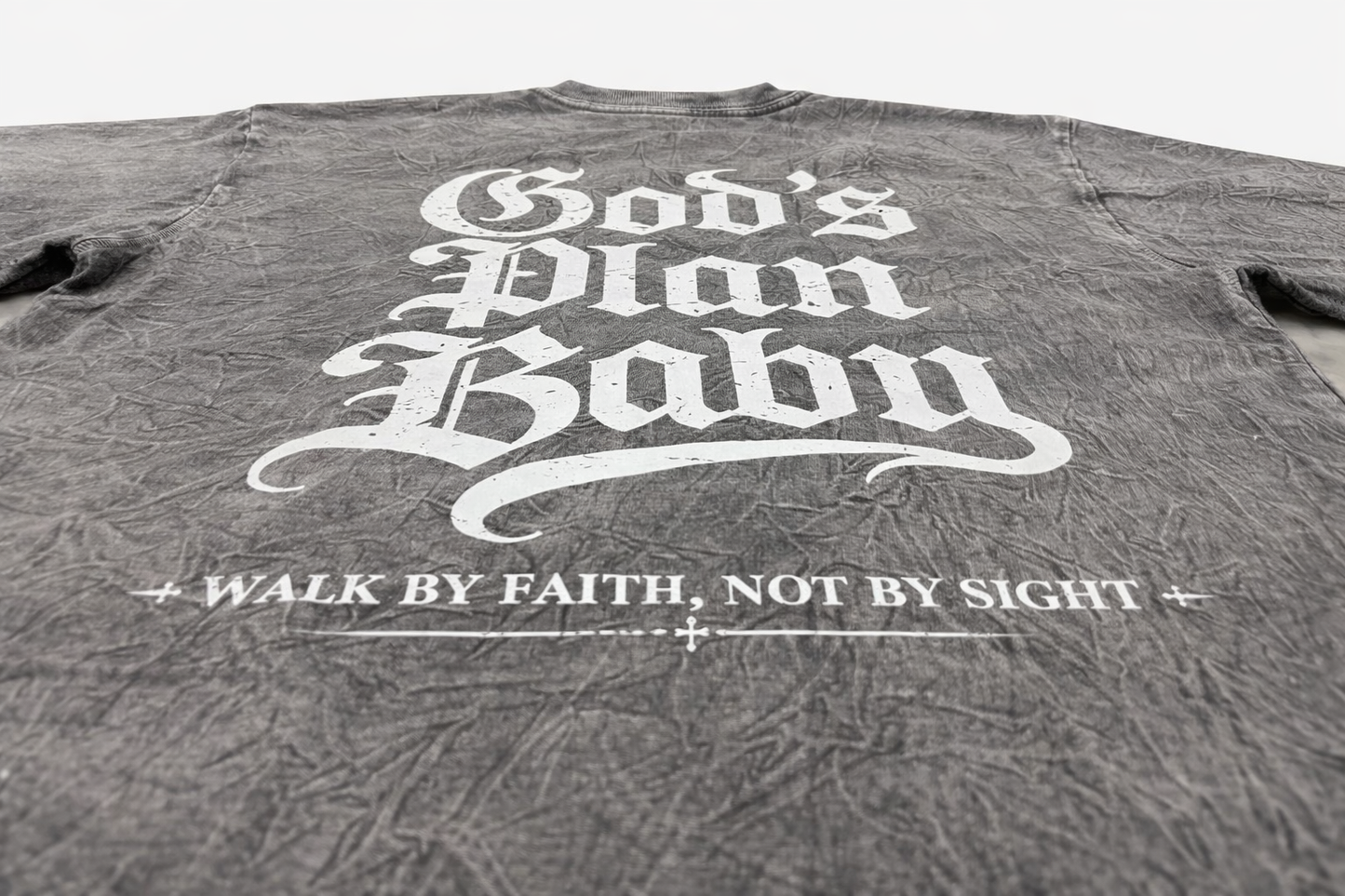 PREMIUM BOXY OVERSIZE ACID WASH (GREY) .....GODS PLAN....