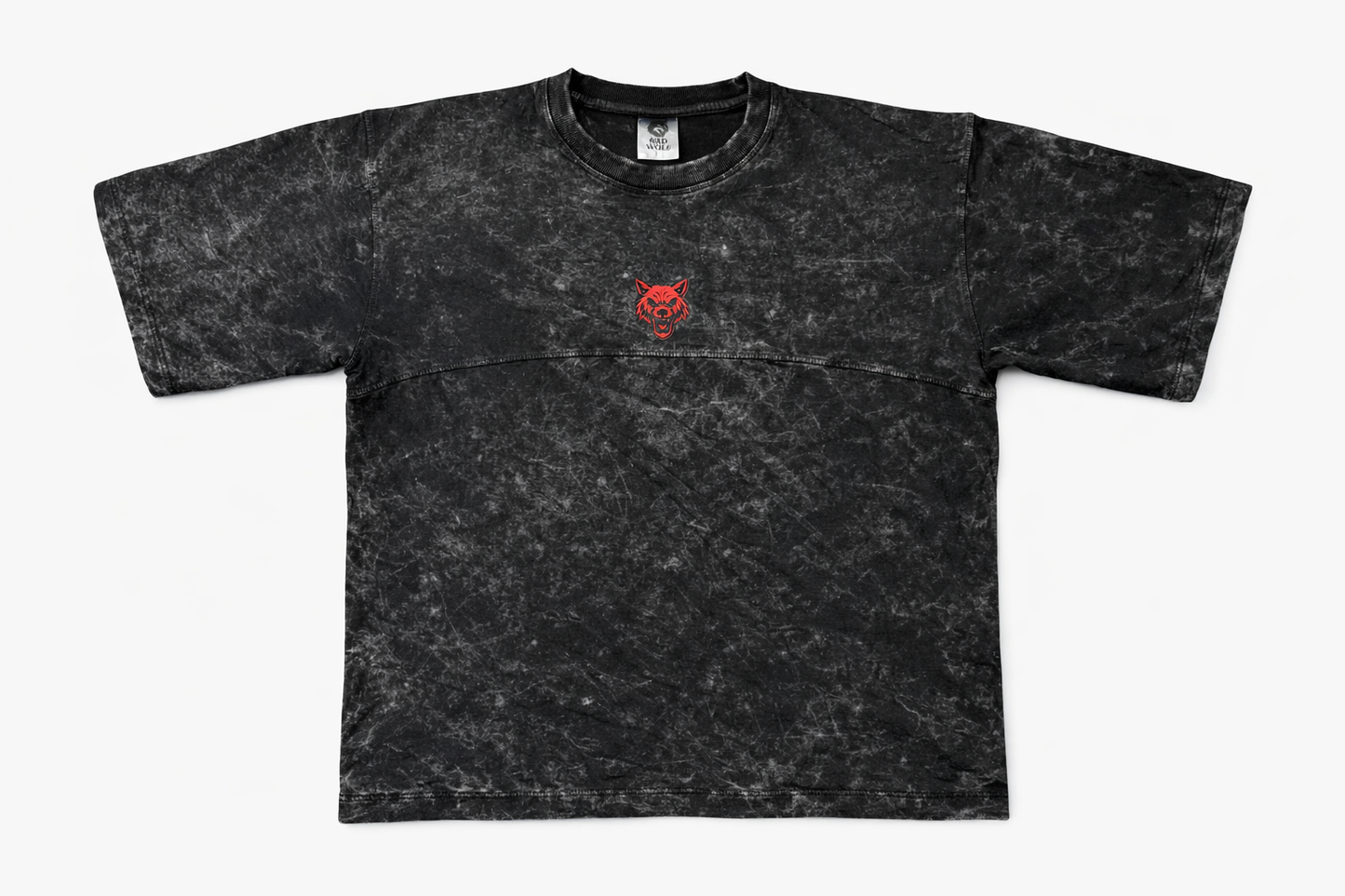 PREMIUM BOXY OVERSIZE ACID WASH (BLACK)....BROKE BORN DIE RICH...