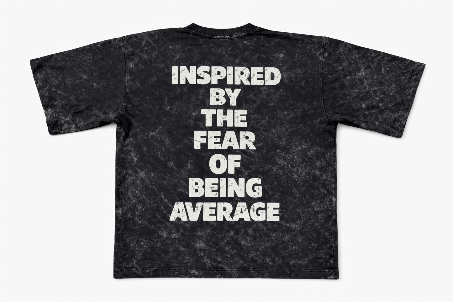 PREMIUM BOXY OVERSIZE ACID WASH T-SHIRT (BLACK)....INSPIRED...