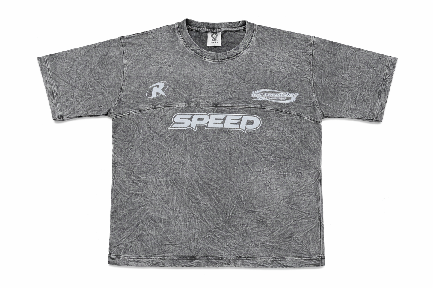 PREMIUM BOXY OVERSIZE ACID WASH T-SHIRT (GREY)....SPEED