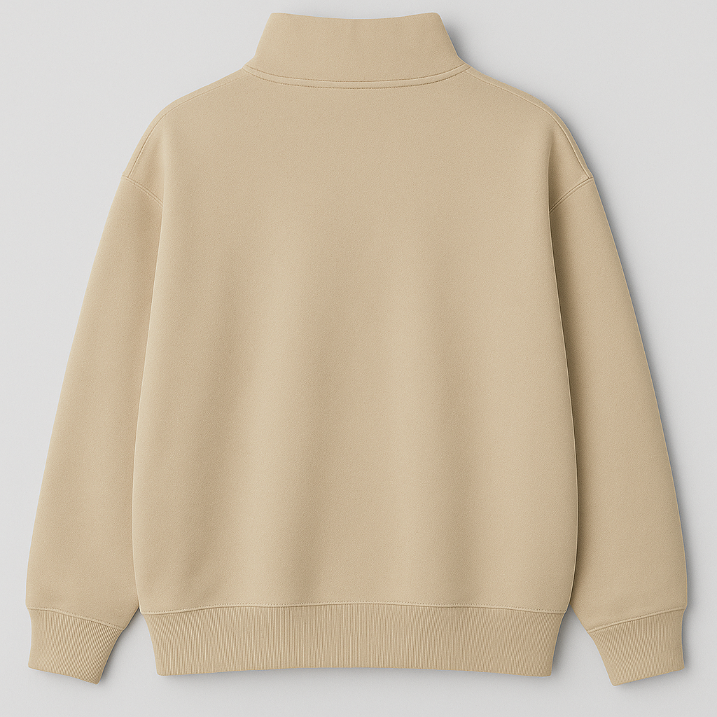 PREMIUM 380 GSM (BIEGE) QUARTER ZIP