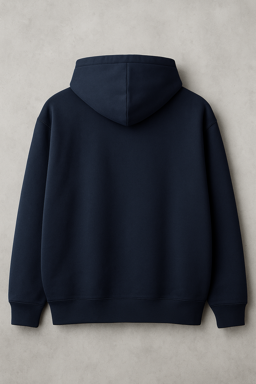 PREMIUM OVERSIZE NAVY BLUE PLAIN HOODIE