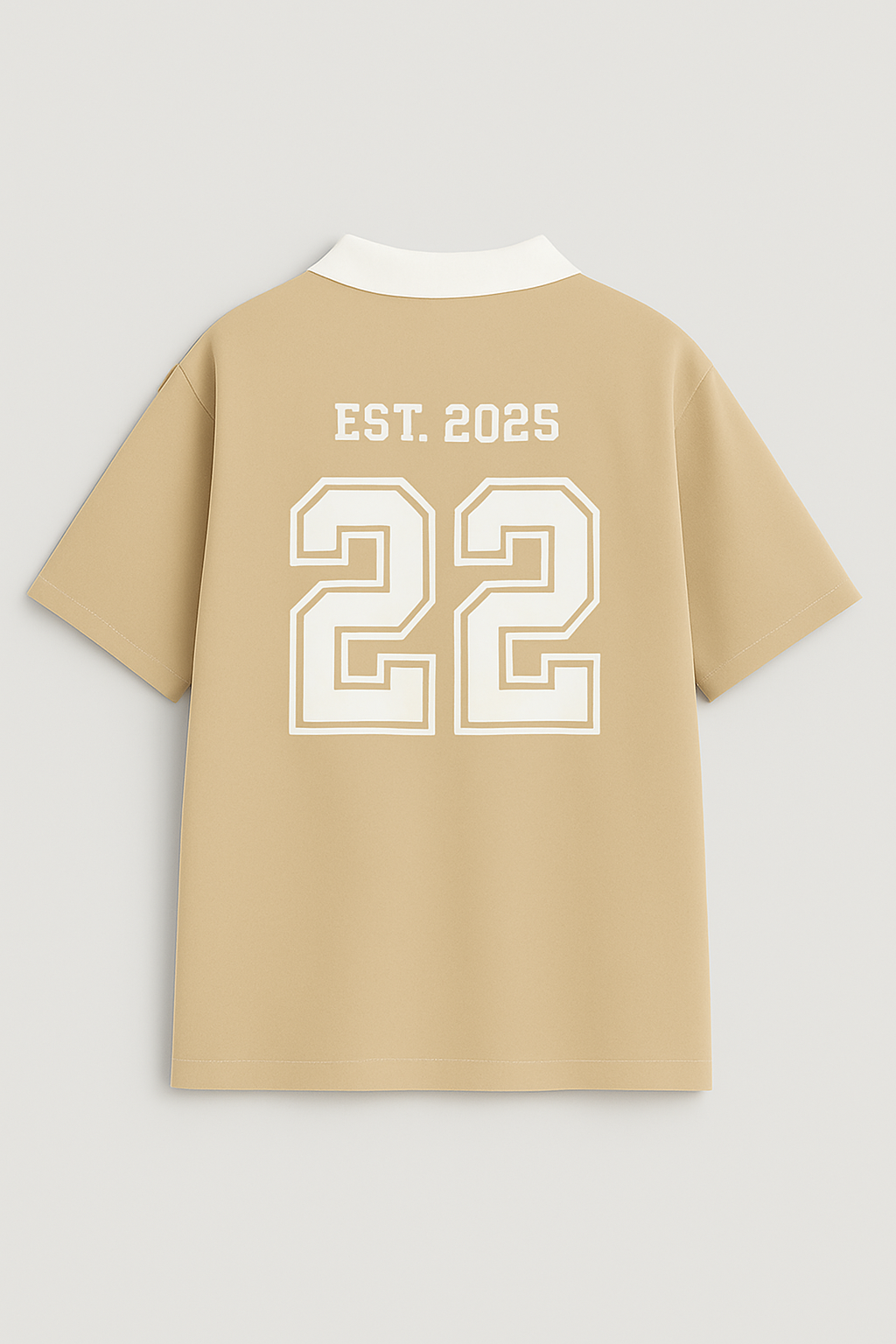 BADWOLF CLUB RETRO VARSITY OVERSIZE (BEIGE)