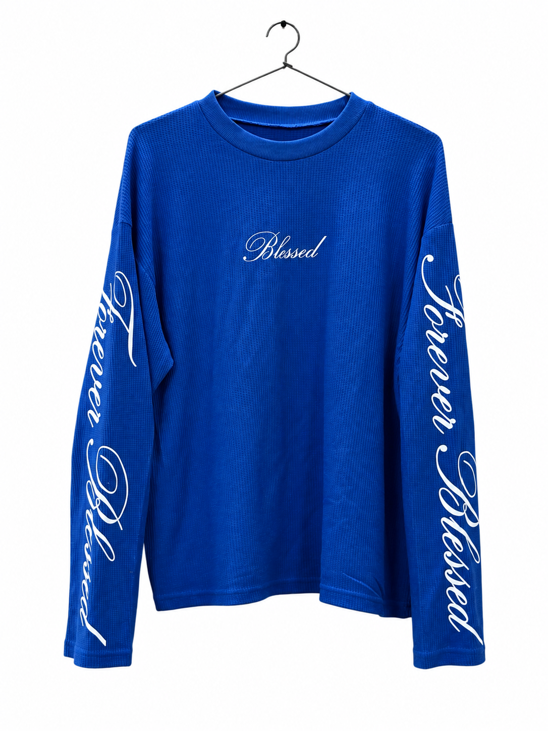 PREMIUM OVERSIZED LONG SLEEVE T-SHIRT BOXY FIT (royal blue)