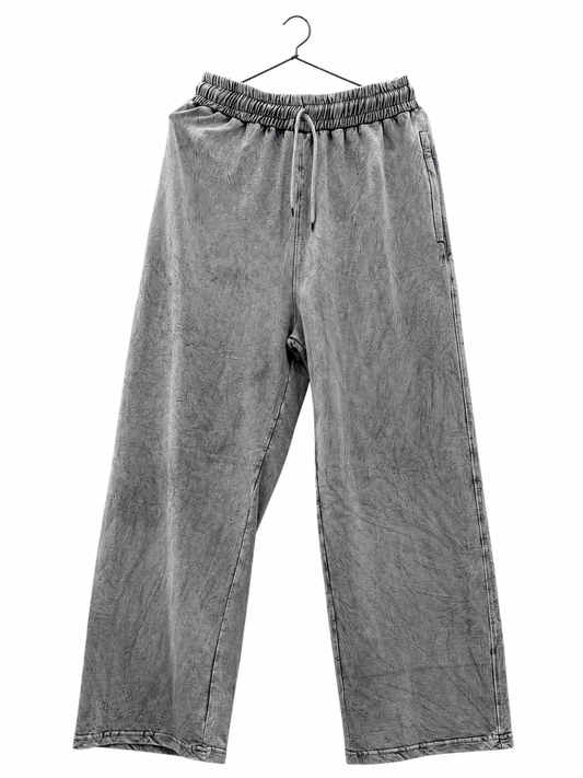 PREMIUM ACID WASHED BEGGY LOWERS (GREY)