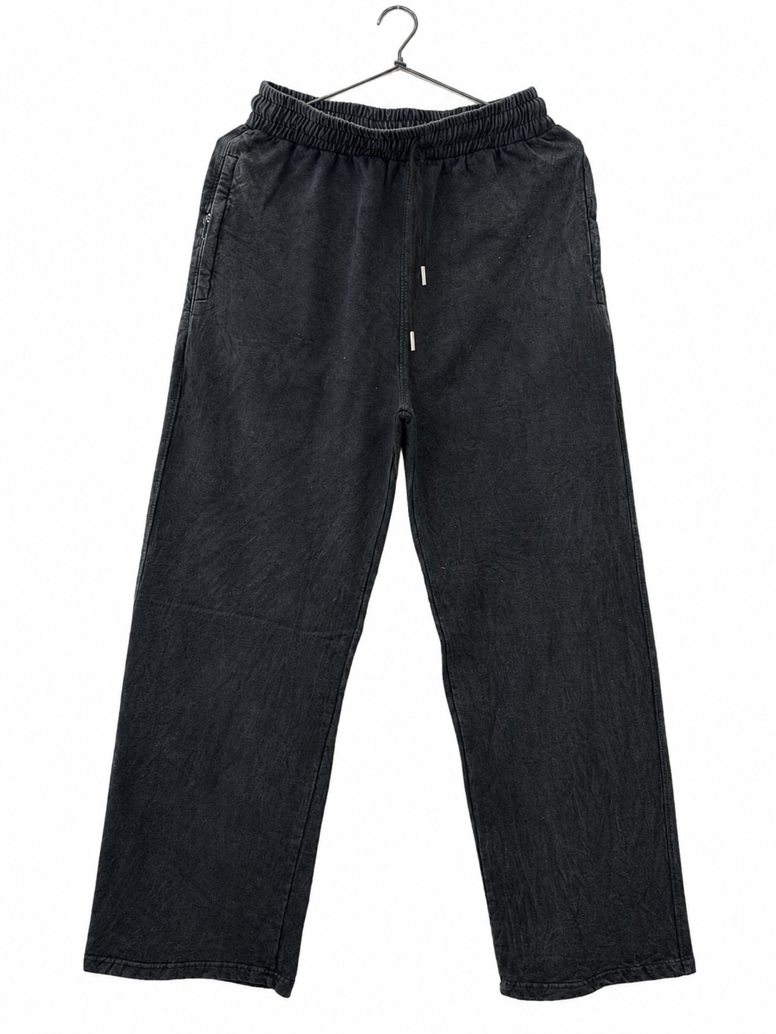 PREMIUM ACID WASHED  BEGGY LOWERS (BLACK)
