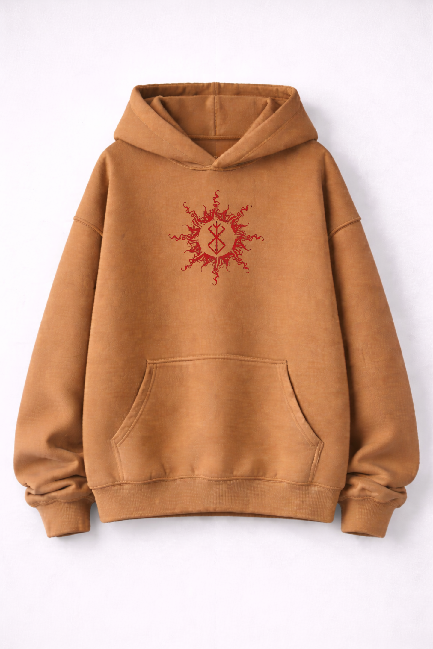 BERSERKA ERA HOODIE(TAN BROWN)