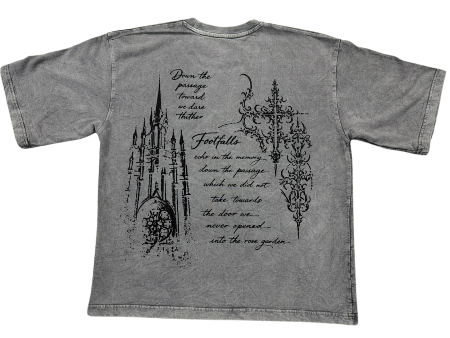 PREMIUM BOXY OVERSIZE ACID WASH T-SHIRT (GREY)...FOOTFALLS
