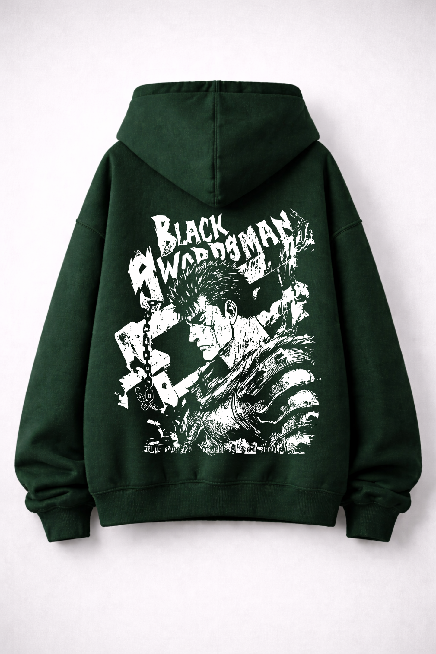 BERSERKA ERA HOODIE(BOTTLE GREEN)