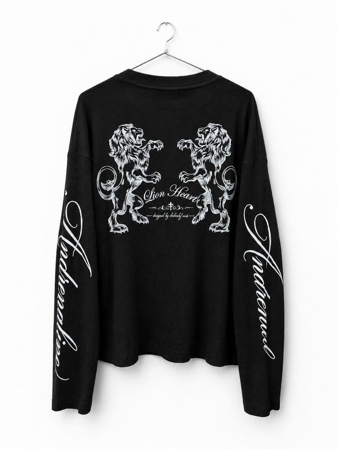OVERSIZED HENLEY LONG SLEEVE T-SHIRT(BOXY FIT)