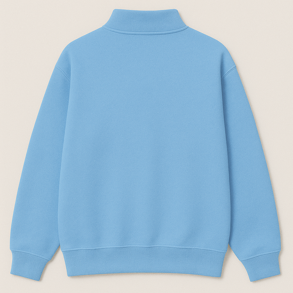 PREMIUM 380 GSM (SKY BLUE) QUARTER ZIP